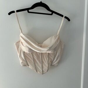 OH Polly studded corset top